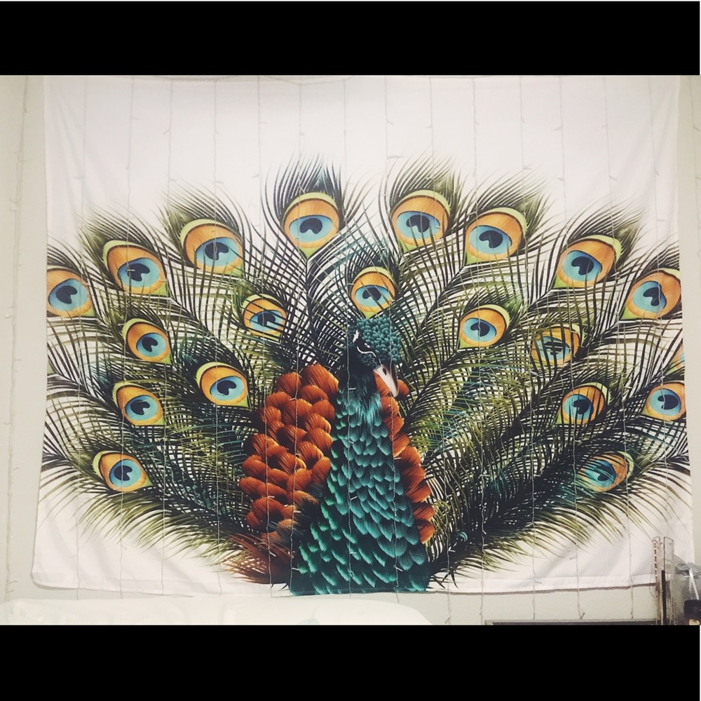 Vibrant and funky wall art decor tapestry